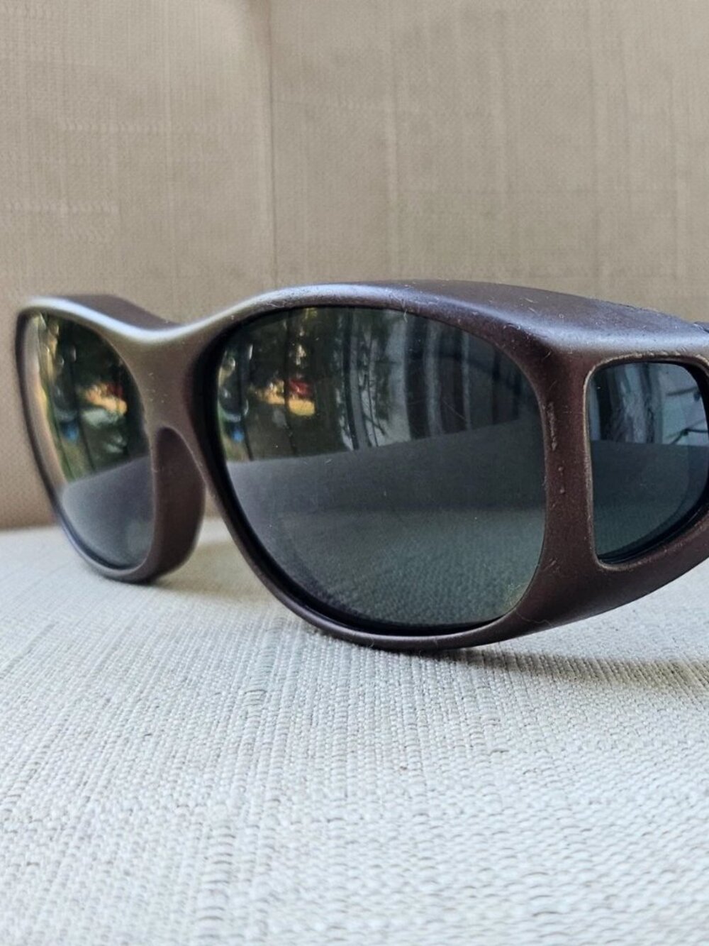 Cocoon Eyewear Men Sunglasses Safety Eye Wear Brown OverX Authentic Wrap Style